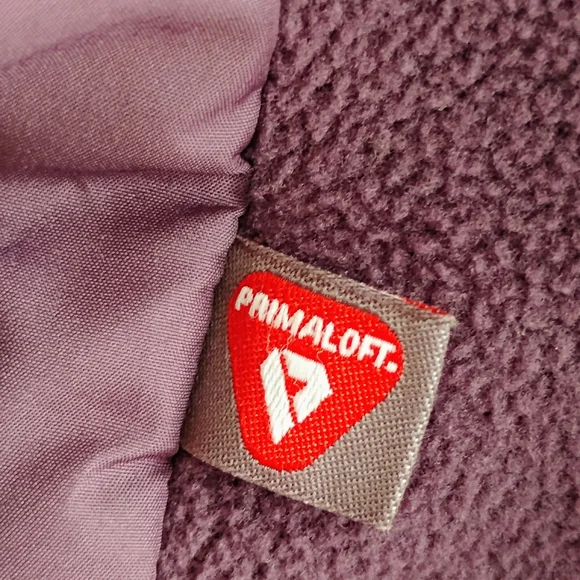 Helly Hansen Women Purple Terry Cloth Jacket Coat Primaloft Vikings Golf MED - Picture 2 of 11